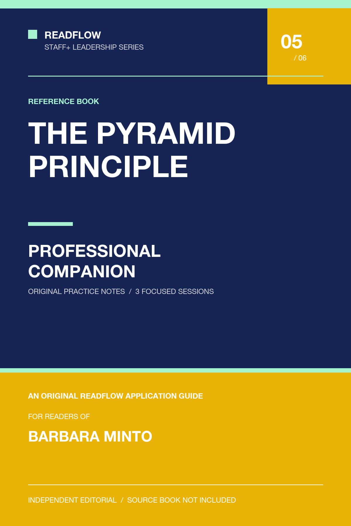 The Pyramid Principle: Professional Companion cover