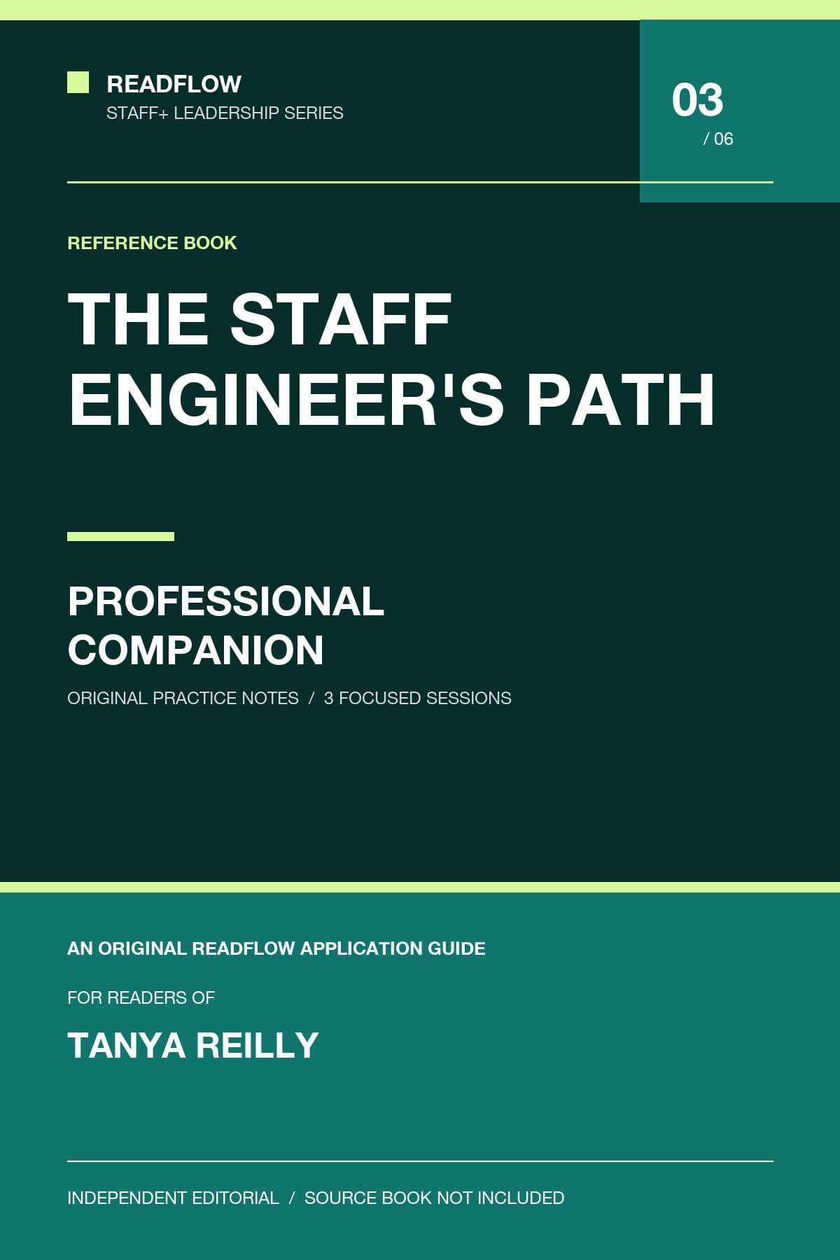The Staff Engineer's Path: Professional Companion cover